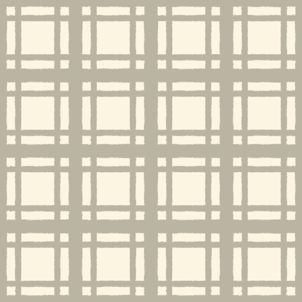 Neutral Taupe Grid Checks