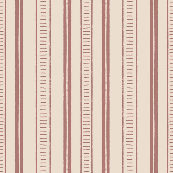 Dusty Rose Striped Lines