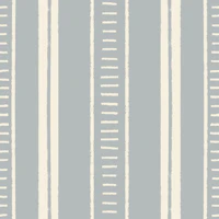 Scandi Stripe in Soft Blue wallpaper
