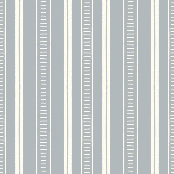 Coastal Gray Vertical Stripes