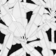 Banana Palms Black and White