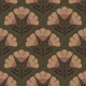 Mid Century Floral Trellis