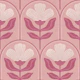 Scalloped Floral Folk Pink