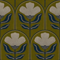 Nordic Floral Arch Motif behang