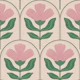 Soft Pink Tulip Folk Motif