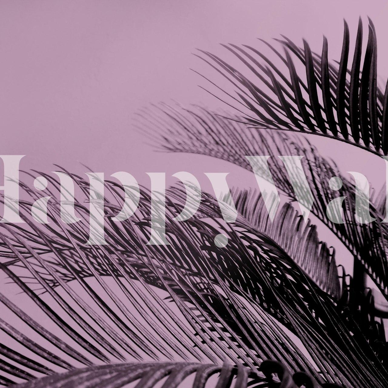 Ultraviolet Palms tapet i et moderne rom