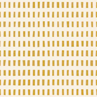 bauhaus little stripes - mustard yellow behang