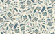 Pomegranate Folk Garden - teal blue