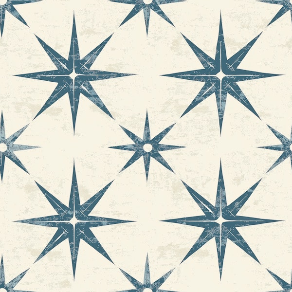 Vintage Nautical Stars Pattern