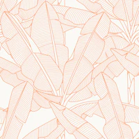 Banana Palms Flame Orange Lines wallpaper