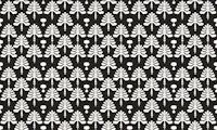 Nordic Botanical Silhouette Black tapete