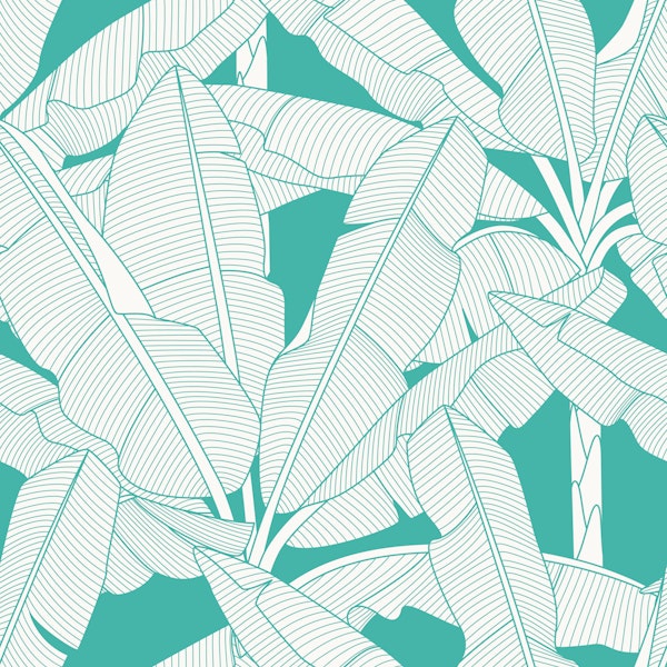 Banana Palms - Turquoise