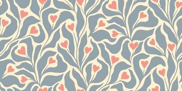 Heartflowers Denim Blue