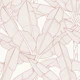 Banana Palms - Burnt Sienna Lines