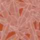 Banana Palms - White Lines Burnt Sienna