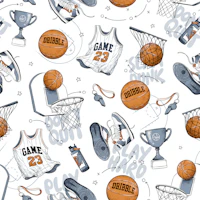 Slam Dunk - basketball blue large tapete