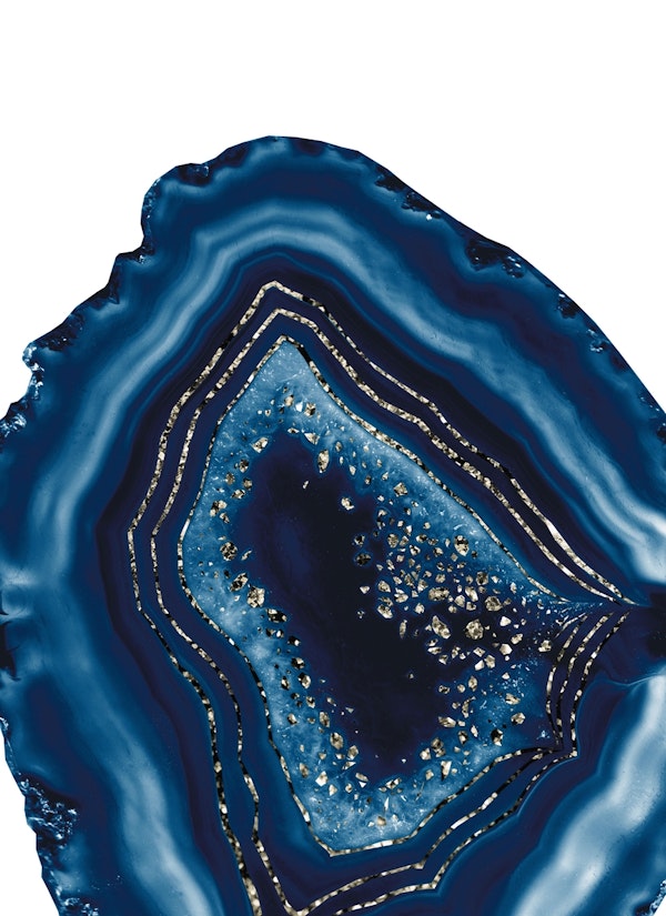 Dark Blue Agate Glam 1