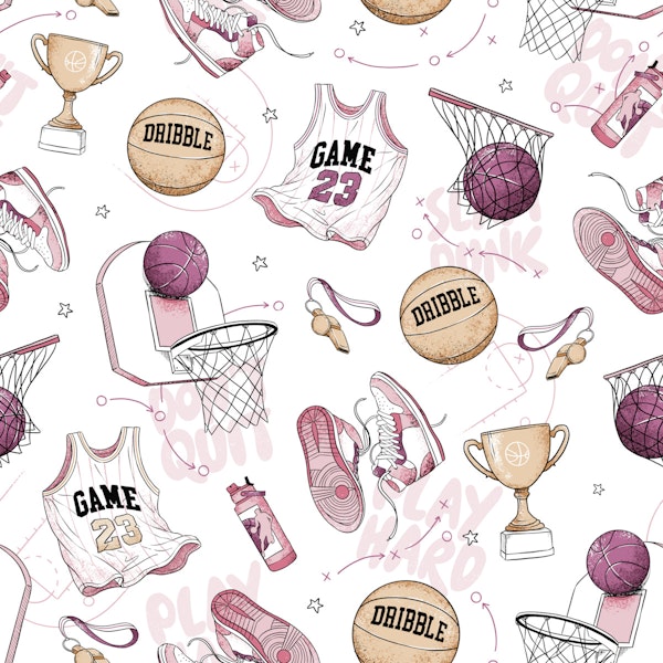 Slam Dunk - basketball pink