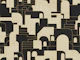 Art Deco Arch Blocks Black Velvet