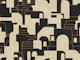 Modern Bauhaus Arch Grid Black Cream