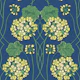 Art Nouveau Geranium Garden Trellis