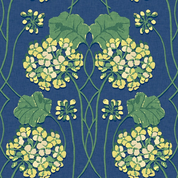 Art Nouveau Geranium Garden Trellis