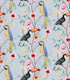 Tropical chinoiserie garden - light blue