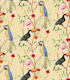 Tropical chinoiserie garden - yellow