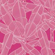 Banana Palms - White Lines Fuchsia Purple