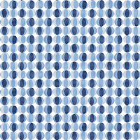Indigo watercolor oval dot geometric wallpaper