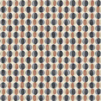 Modern neutral watercolor oval dot geometric wallpaper