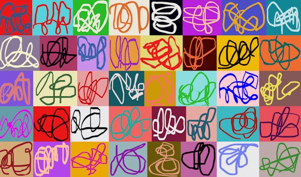 Vibrant Graffiti Squiggles