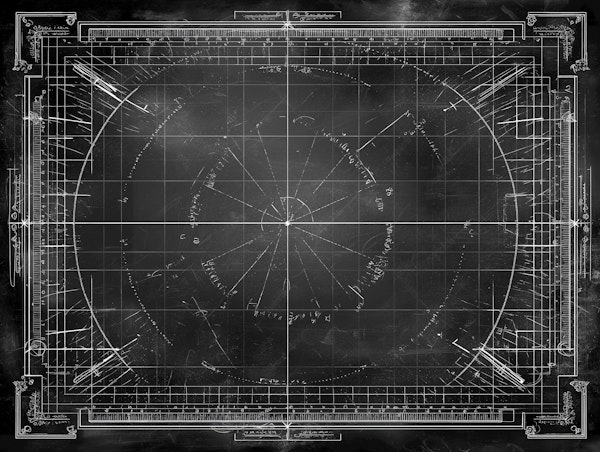 Chalkboard Technical Diagram
