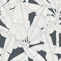 Banana Palms - Tarragon Gray tapete