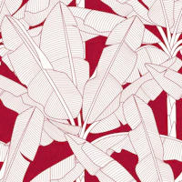 Banana Palms - Jester Red Textured tapet