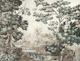 Verdure Bird Tapestry - Chestnut & Moss