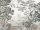 Verdure Bird Tapestry - Pearl & Mist
