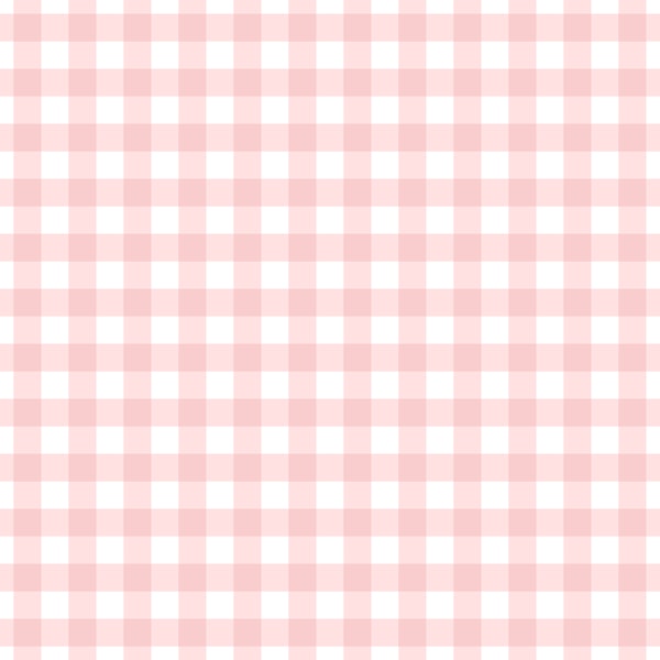 Gingham pale pink sweet lullaby