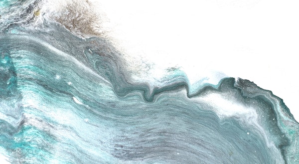 Arctic Blue Marble Veins