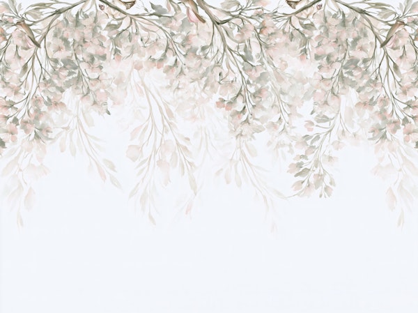 Soft Blush Hanging Blossoms