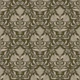 Olive Floral Damask Vines