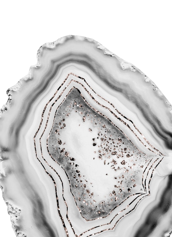 White Agate Rose Gold 2