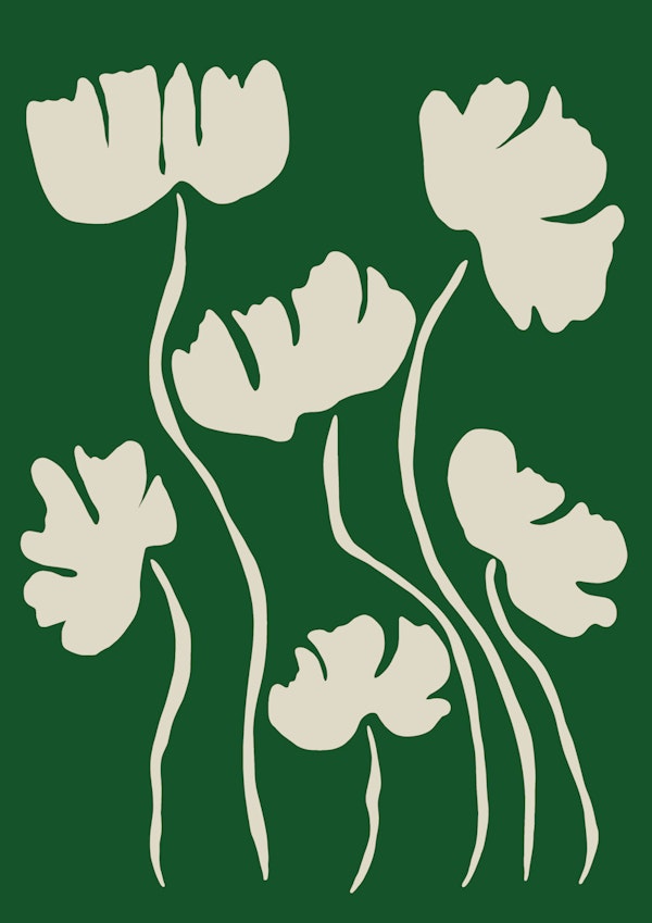 The magical Green floral