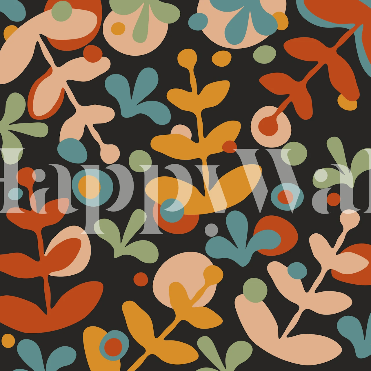 Magic Night wallpaper displayed in a room