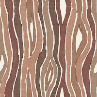 Woodgrain Vertical Stripes - Earthy Clay wallpaper