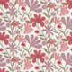 Large Burgundy Boho Floral Garden