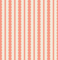 Minimal Coral Beaded Lines tapete