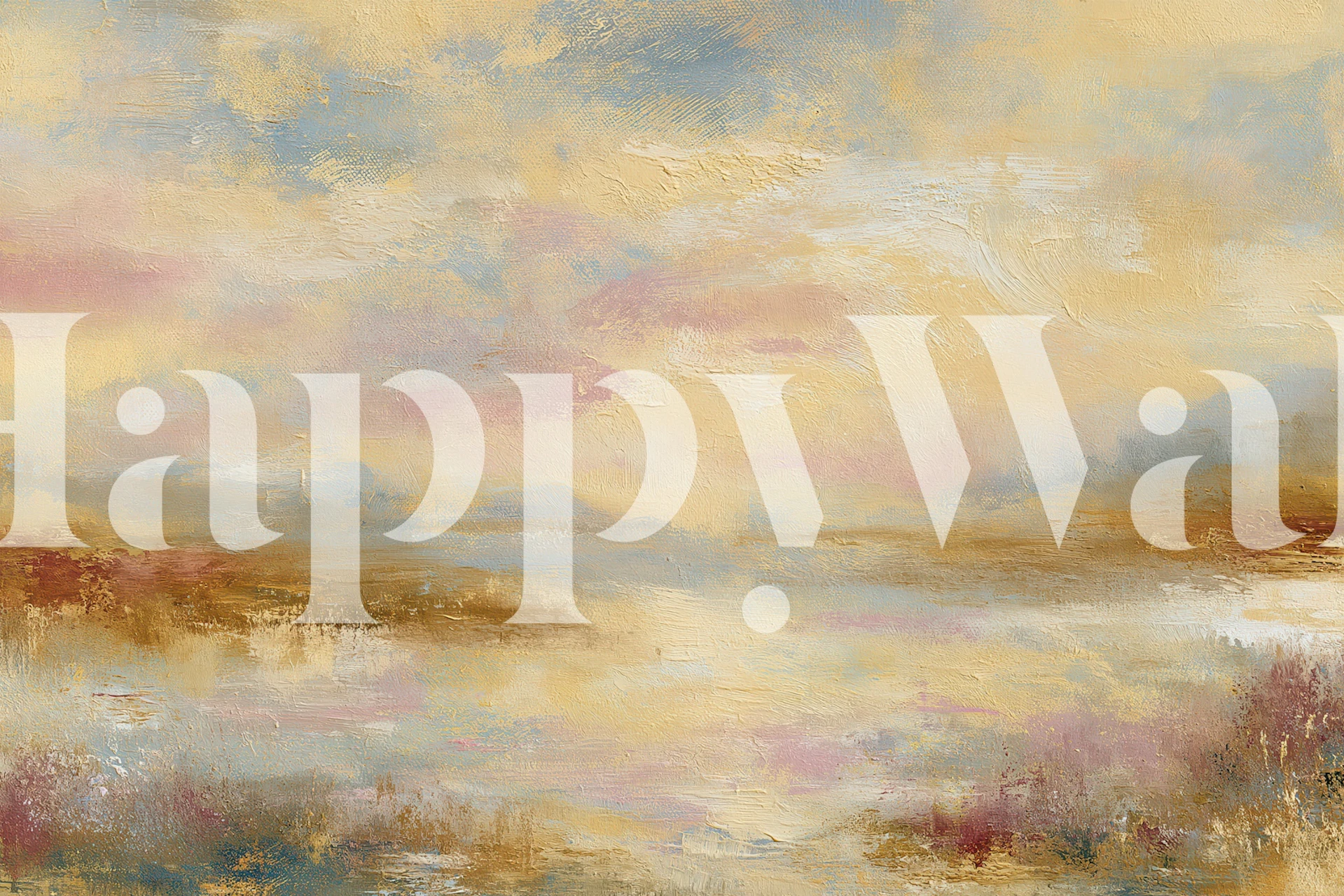 Tapeta Pastel Horizon Dream v místnosti