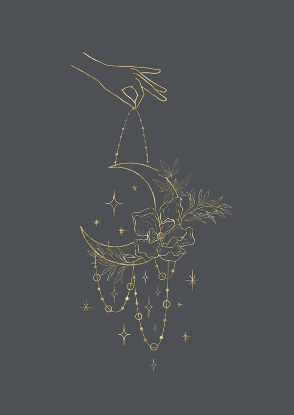 Bohemian Celestial Moon