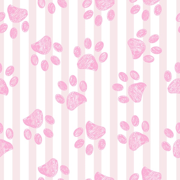 Baby Pink Paw Marks